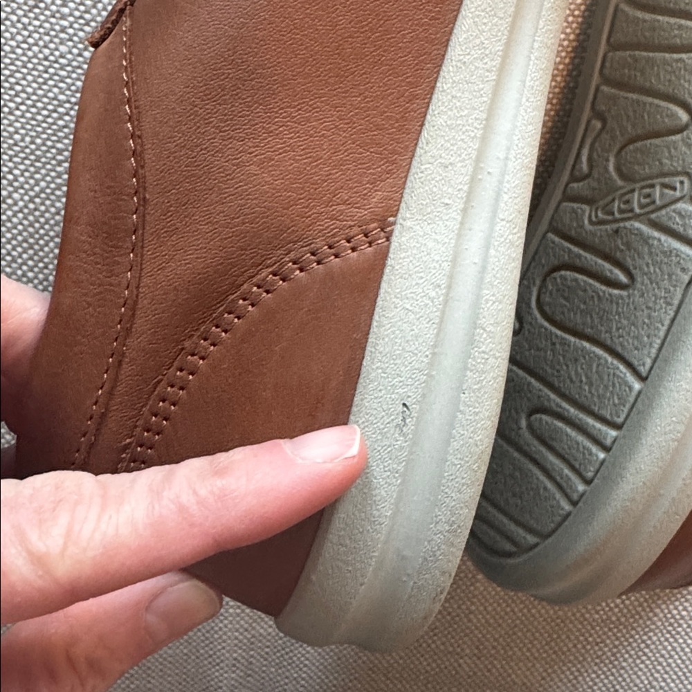 Keen Lorelei Tan Leather Woman’s Size 8.5 Shoes - Picture 6 of 11